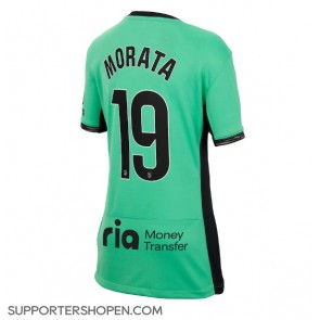 Atletico Madrid Alvaro Morata #19 Tredje Matchtröja Dam 2023-24 Kortärmad